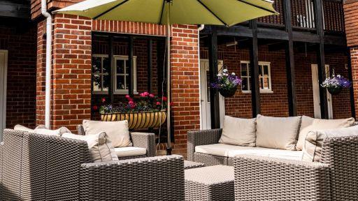 The Patio and Outdoors at Birtley