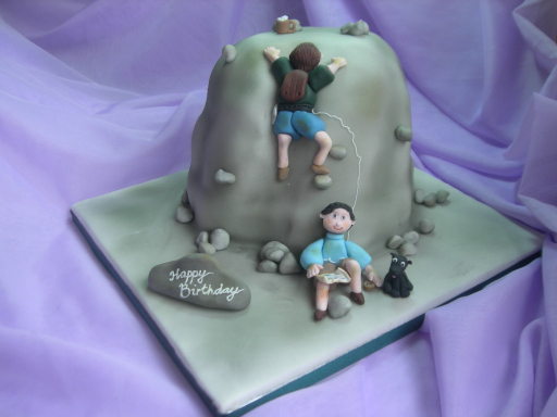 Rock Climbing cake