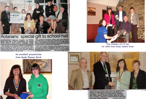 Rotary Club charitable donations
