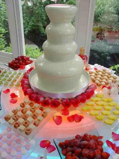 White Chocolate Fountain