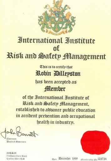 Member of the international Institute of risk management