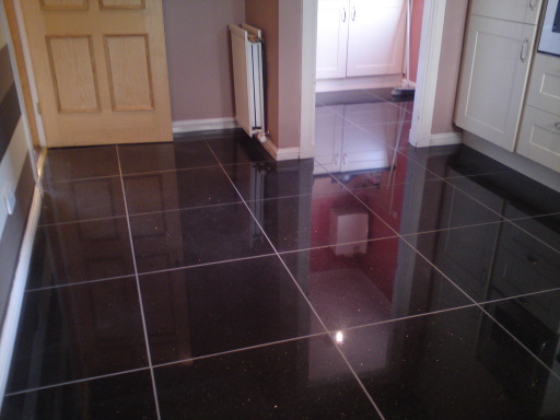 kitchen floor in granite