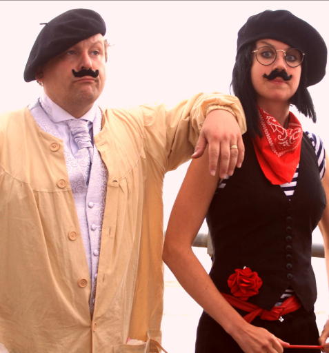 Jean and Michel - comedy French artist walk about or static act