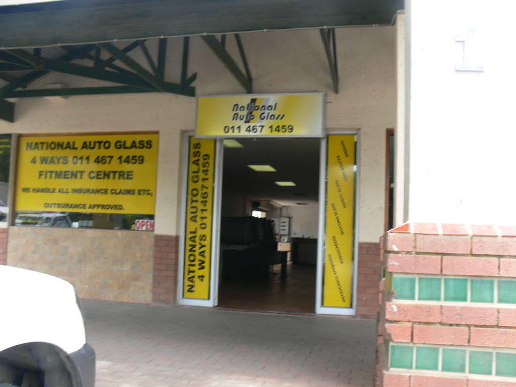 FOURWAYS NATIONAL AUTO GLASS SHOP 1A CRN WILLIAM NICOL AND MULBARTON