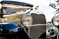 wedding car front