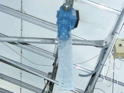 commercial greenhouse vent motor replacement