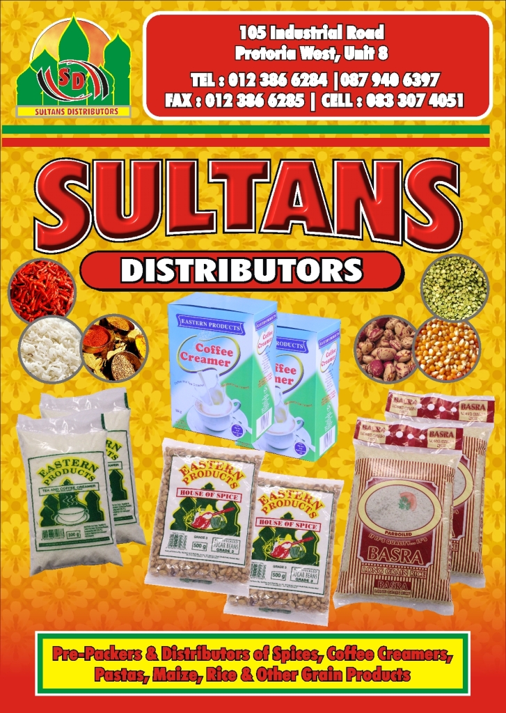 Sultan's Distributors 105 Industrial road, PRETORIA, Gauteng, 0183