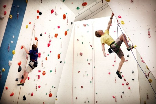 Climbers at Boulders