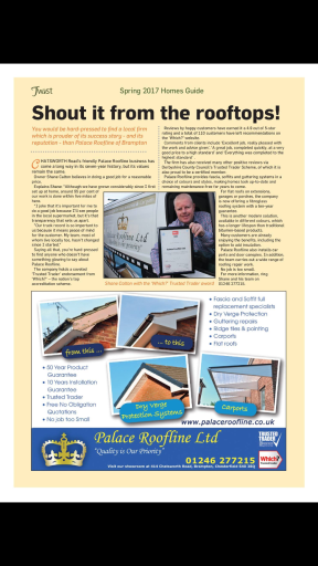 Brilliant feature in the Spring Homes 2017 Twist Magazine