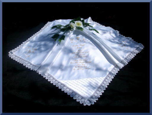 Personalised Christening Baptism shawls