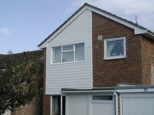 White upvc cladding