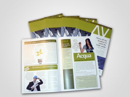 Newsletter and Leaflet design by BlueFlameDesign