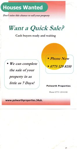 HOUSES WANTED- CASH BUYERS