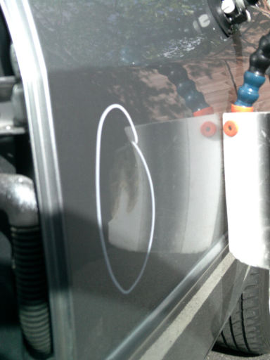 mondeo parking dent before