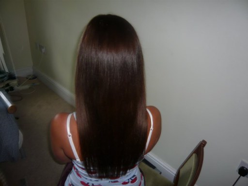 Remy Asian hair (After)