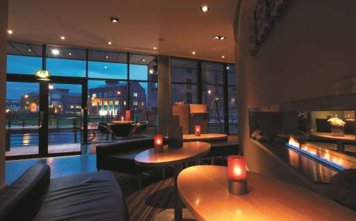 Bar in the evening