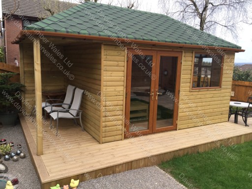 Summer House, Decking, Fencing