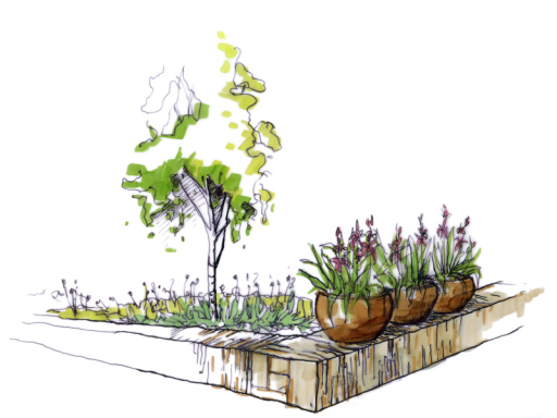 henzel Garden Design Edinburgh work example