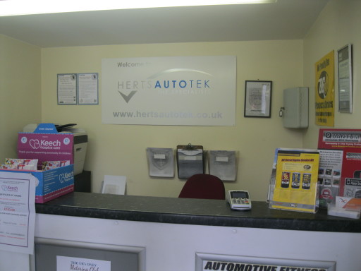 Our reception area