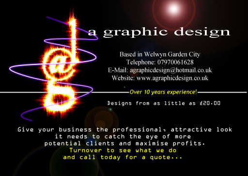 a graphic design welwyn garden city, print design, web design, low cost