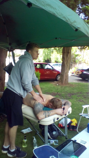 Sports Massage Event Caerleon Newport