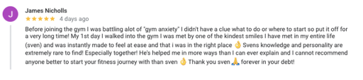 James Nicholls - Google Review