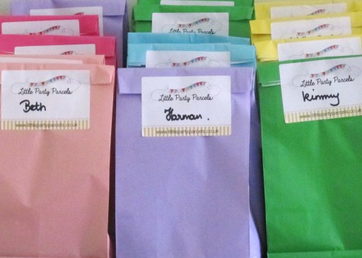 Pre-filled party bags
