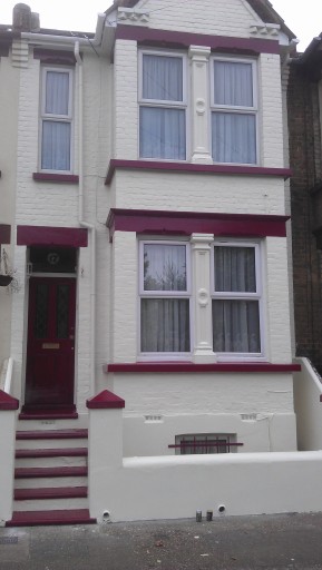 Exterior painted by us in Gillingham Kent