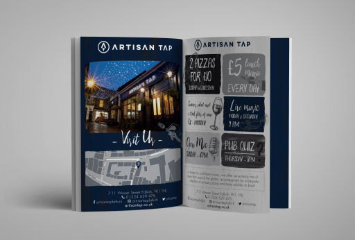 Full Colour Menu/Leaflet