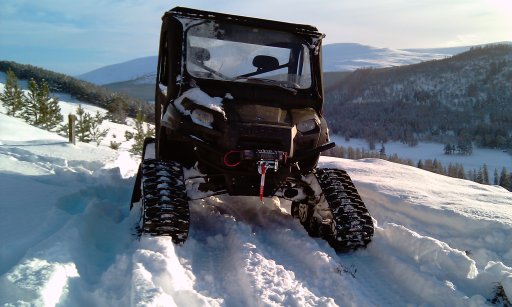 Tracked Ranger at Braemar