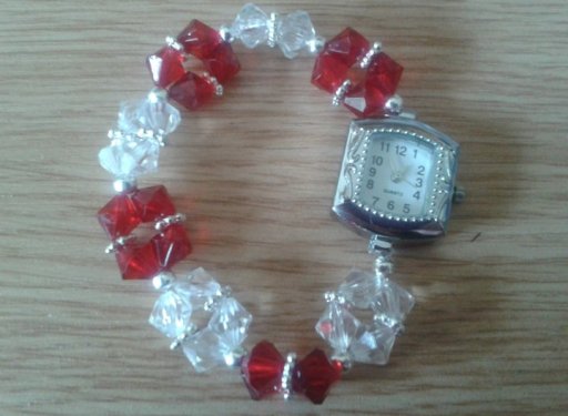 handmade beaded watch