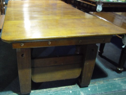 Antique Snooker Dining Table. Antique Snooker Diner.