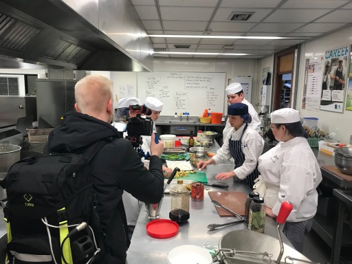 Video Filming at Havant and South Downs College