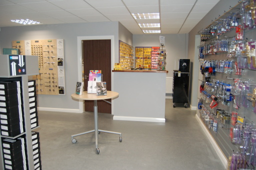 Our dedicated lock, door furniture &amp; key cutting showroom