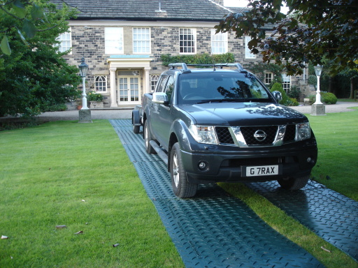 protecting lawned areas