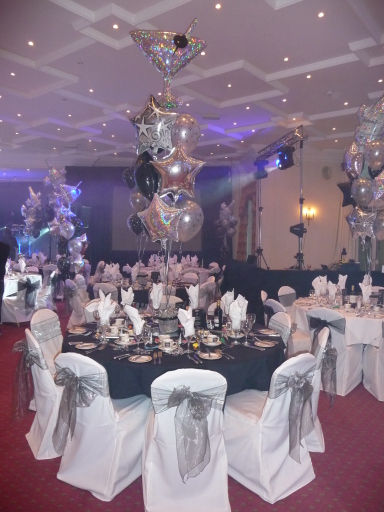 Balloons transform a venue