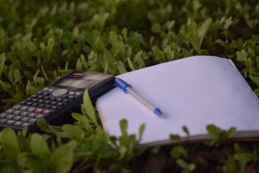 Calculator and notepad