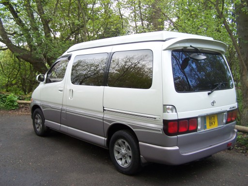 the camper van in Haddington