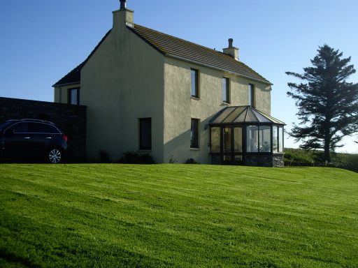View of house from A9