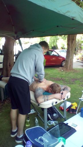 Sports Massage Event Caerleon Newport