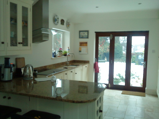 New Kitchens with Natural Stone flooring