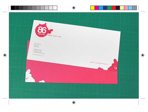 Compliment Slips - 86 Creative - Bicester - Oxfordshire