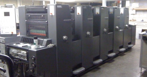 Heidelberg 5 colour press