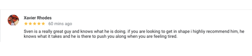 Xavier Rhodes - Google Review