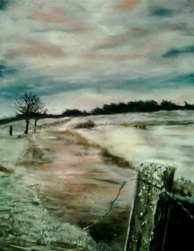 frosty lake