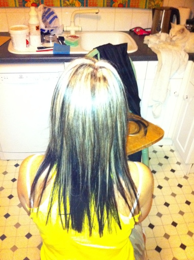 Pre-bonded Hair Extension 'Before' picture
