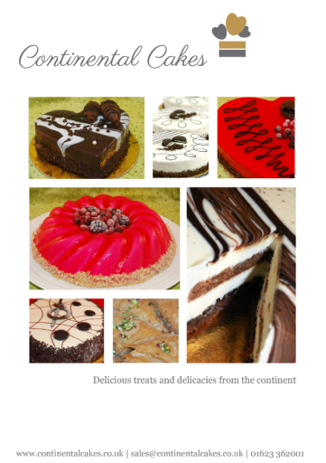Continental Cakes Selection