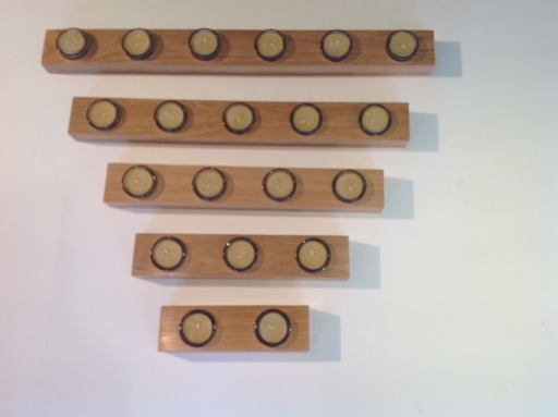 Oak Table Tealight Holder