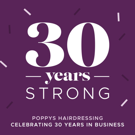 celebrating 30 years Cutting Colouring and Curling Hair in the North East