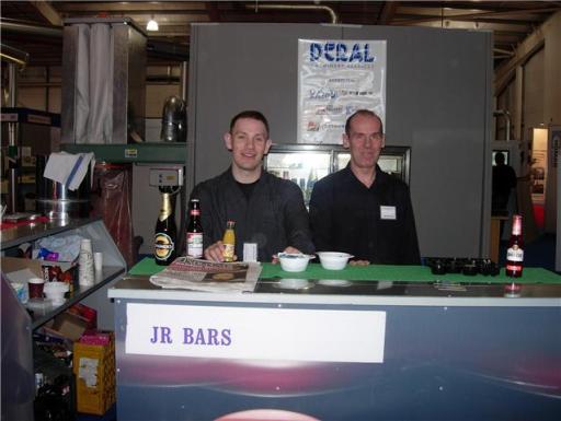 Joe &amp; Rodney behind the new bar units